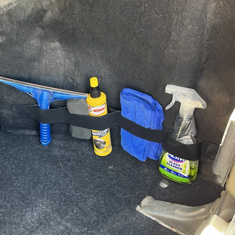 کمربند نظم دهنده صندوق عقب خودرو مدل چسبی کش دار 60 - مشکی